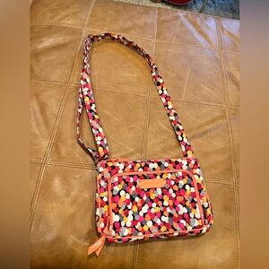 Vera Bradley Orange Crossbody Purse EUC